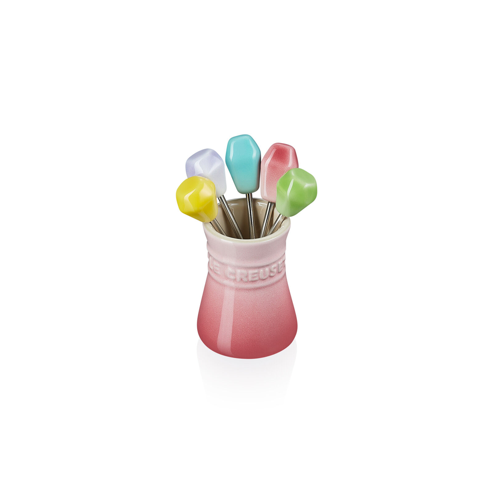 Food Pick Set Pale Rose/Cool Mint/Pastel Purple/Soleil/Kiwi