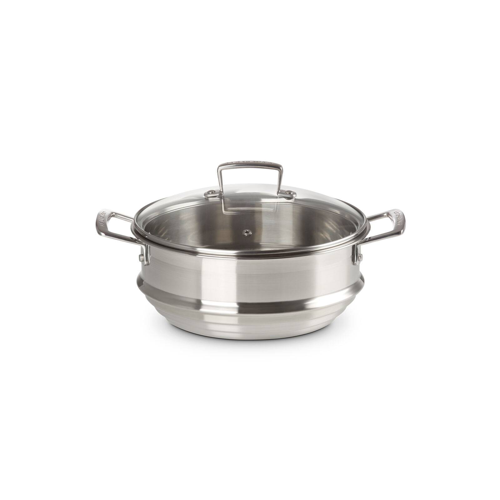 Multi Steamer with Glass Lid 24cm Fit for 20 22 24cm Round Casserole