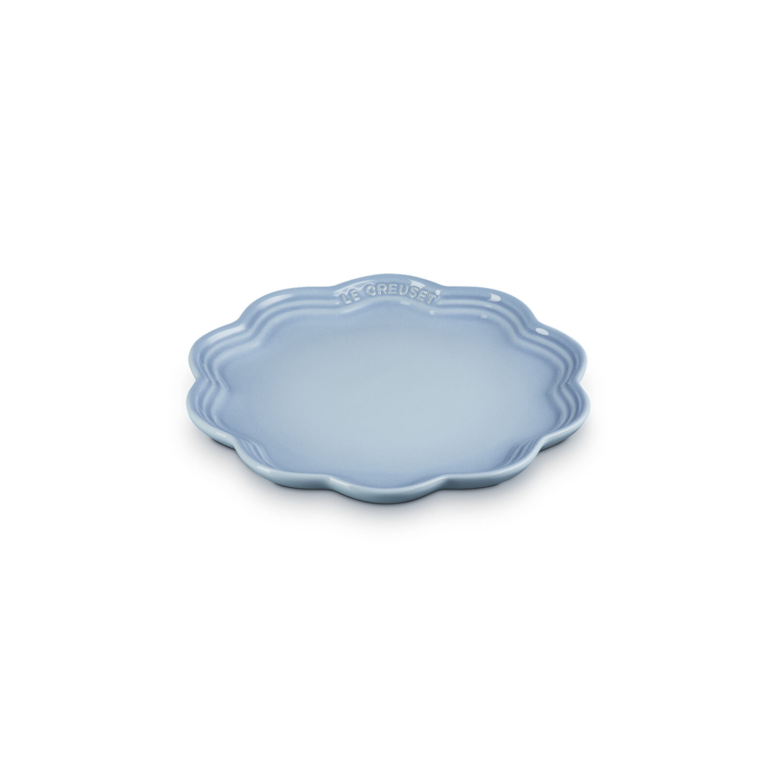 Frill Plate 22cm Coastal Blue 420 Le Creuset Hong Kong