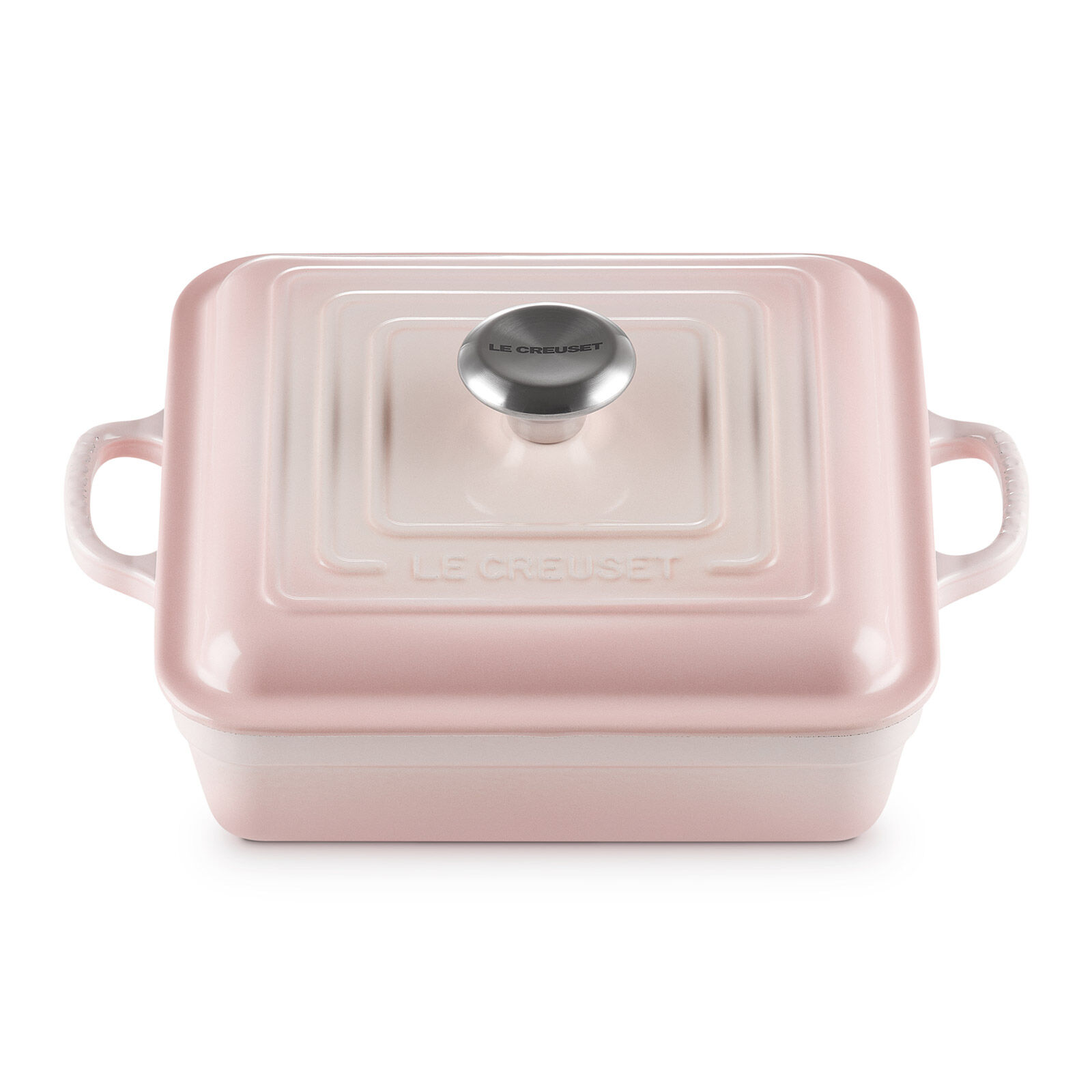 方形琺瑯鑄鐵鍋24厘米Shell Pink 777 | Le Creuset Hong Kong