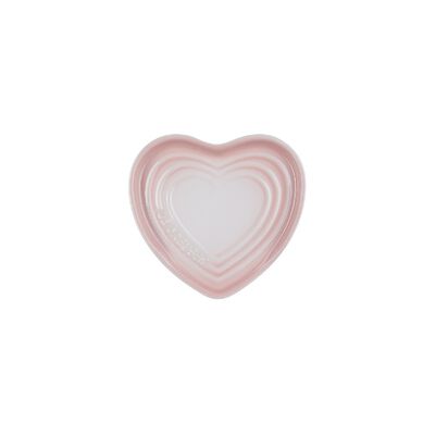 Heart Spoon Rest 13cm Shell Pink