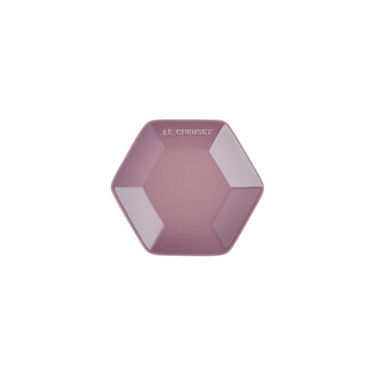 Hexagon Plate 16cm Mauve Pink