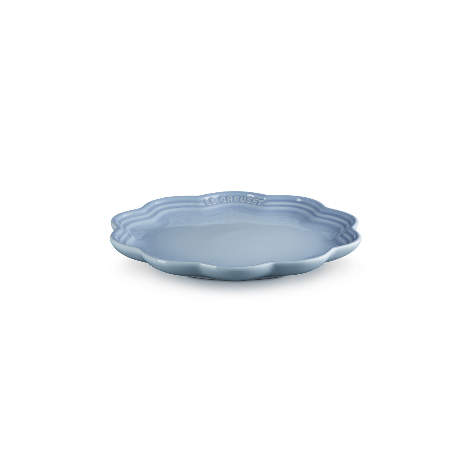 Frill Plate 22cm Coastal Blue 420 Le Creuset Hong Kong