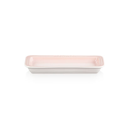 Rectangular Plate 25cm Shell Pink image number 0