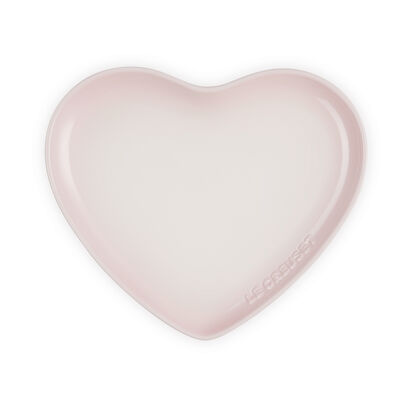 Sphere Heart Plate 23cm Shell Pink