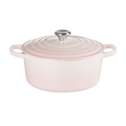 Round Casserole 22cm Shell Pink image number 0