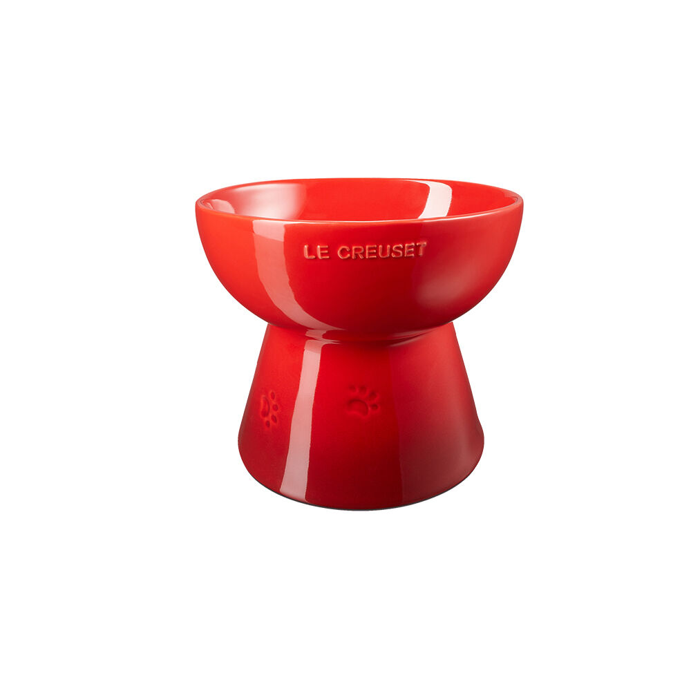 Deep Footed Pet Bowl Cherry Red 060 Le Creuset Hong Kong