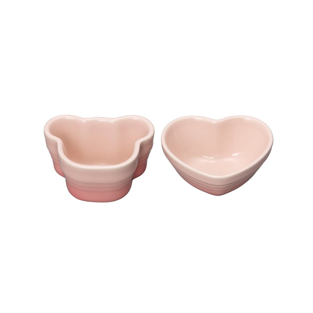 Set of 2 Baby Ramekins (Bear + Heart) Miky Pink 176 Le Creuset Hong Kong