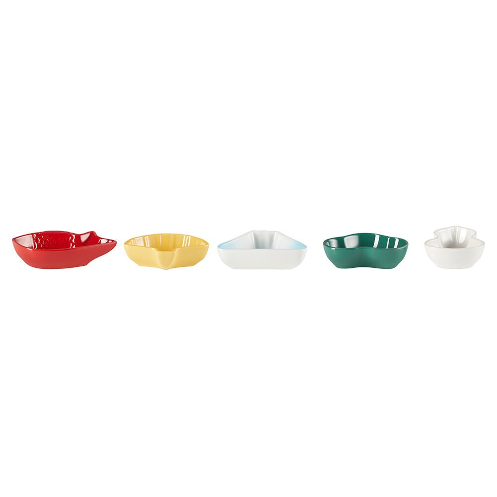 5 pieces Lucky motif collection LE CREUSET bowl tableware Details about   Mini dish 