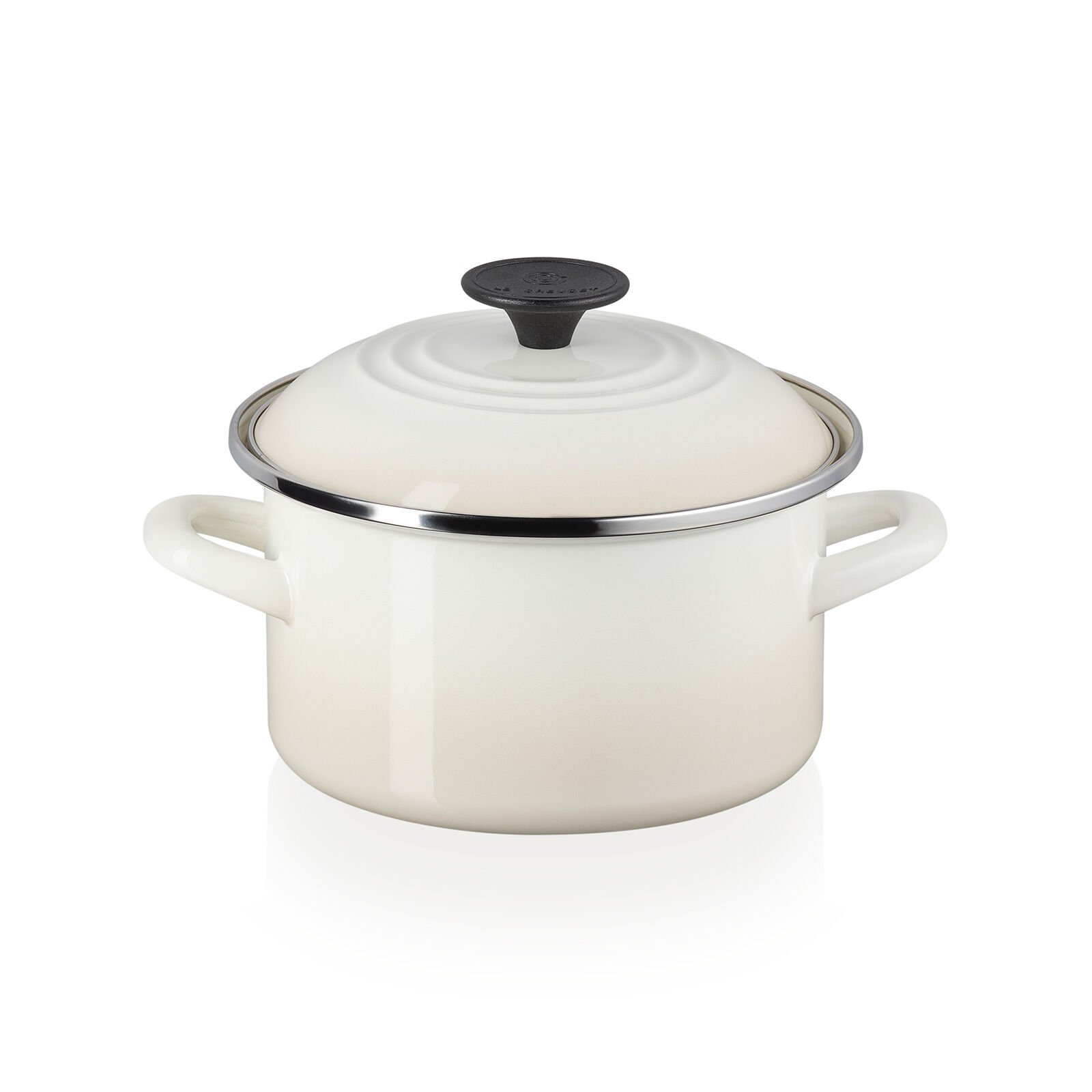 Enamel On Steel Casserole 18cm Meringue 716 | Le Creuset Enamel On Steel Casserole 18cm Meringue 716 | Le Creuset