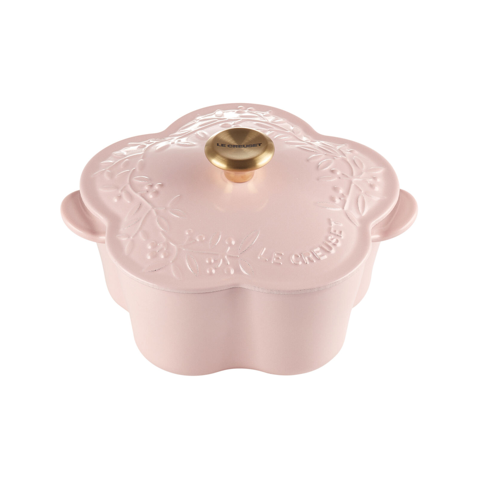 Elegant Frill Flower Shaped Casserole 20cm Chiffon Pink 401