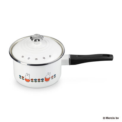 Miffy Enamel On Steel Sauce Pan 16cm White  image number 2