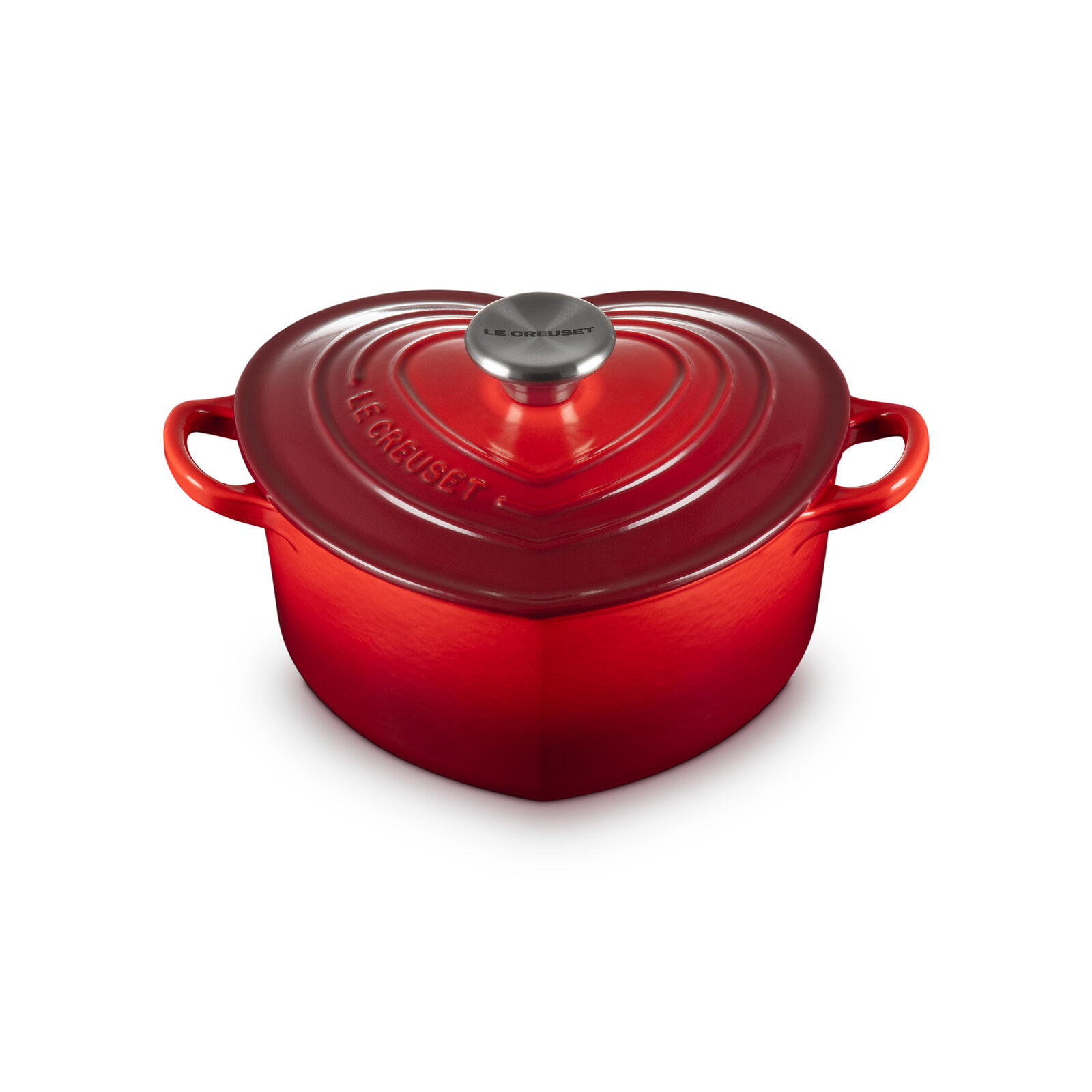 可愛いクリスマスツリーやギフトが！ Cerise 20cm Casserole Shaped Heart 060 Kong Hong Creuset Le | 調理器具