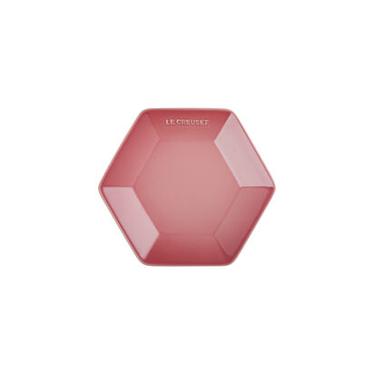 Hexagon Plate 21cm Rose Quartz