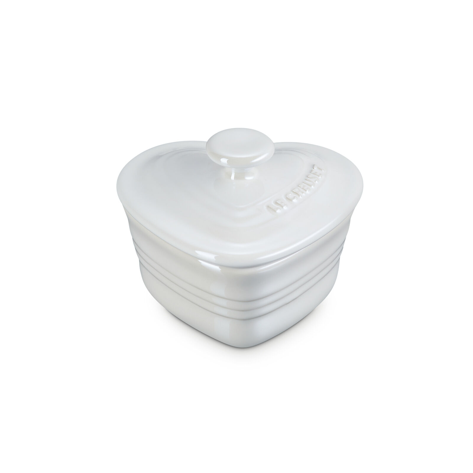 Small Heart Ramekin with Lid 180ml Pearlized White 296 2 Le Creuset Hong Kong