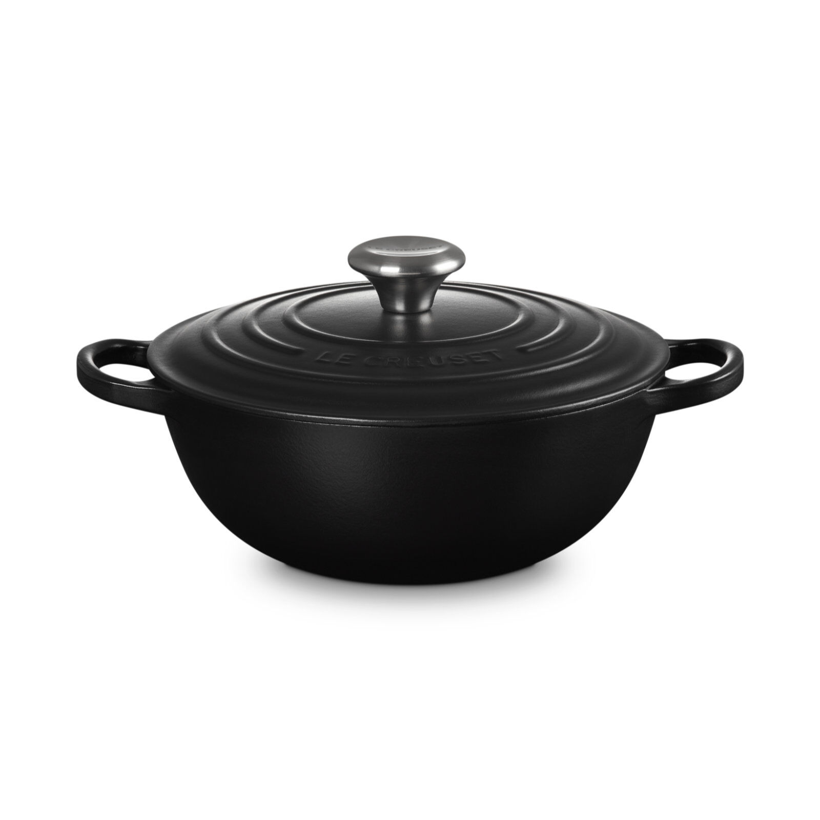 LE CREUSET 24センチ鍋 人気カラーブラック Le Creuset 両手鍋