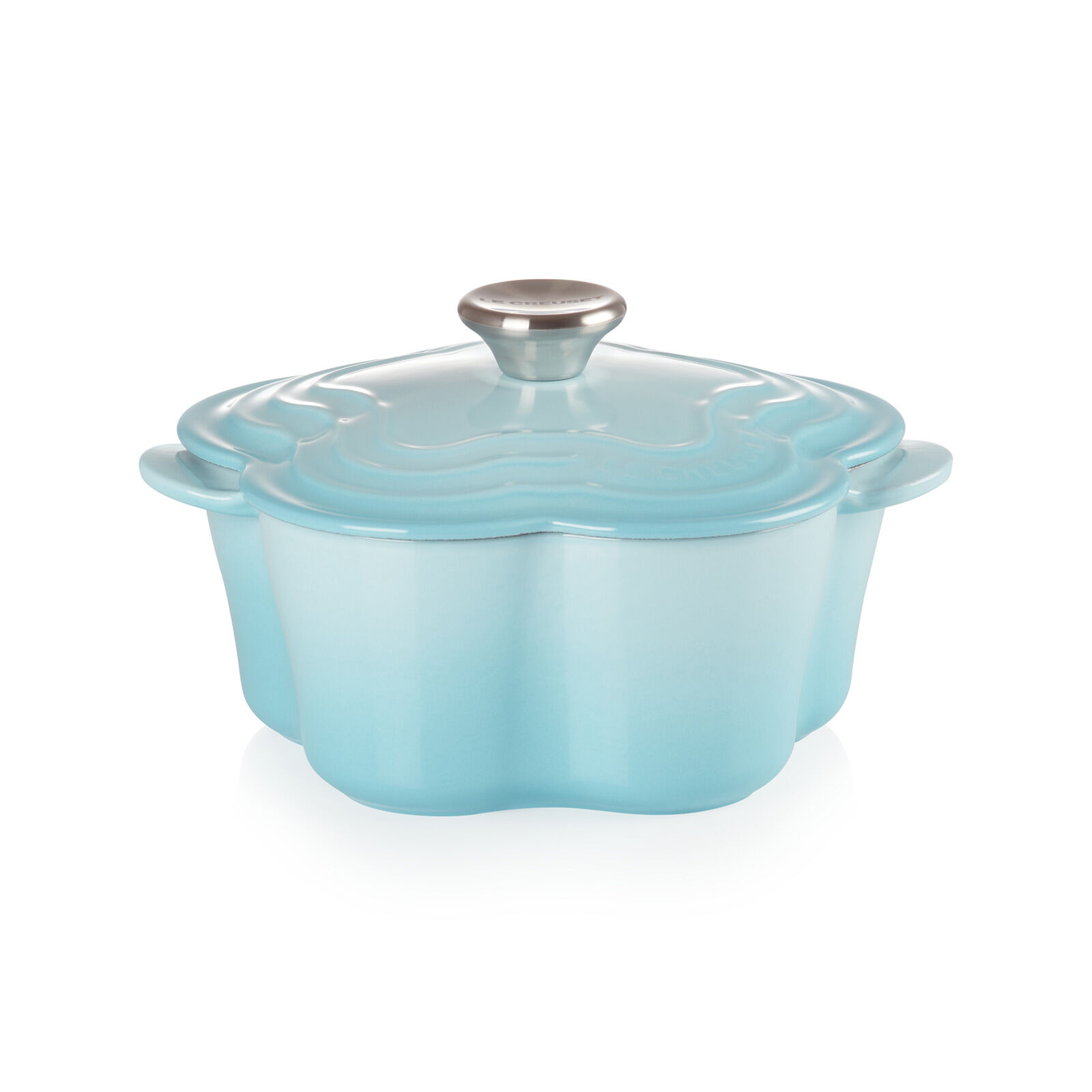 Flower Shaped Casserole 20cm Purist Blue 815 | Le Creuset Flower Shaped Casserole 20cm Purist Blue 815 | Le Creuset