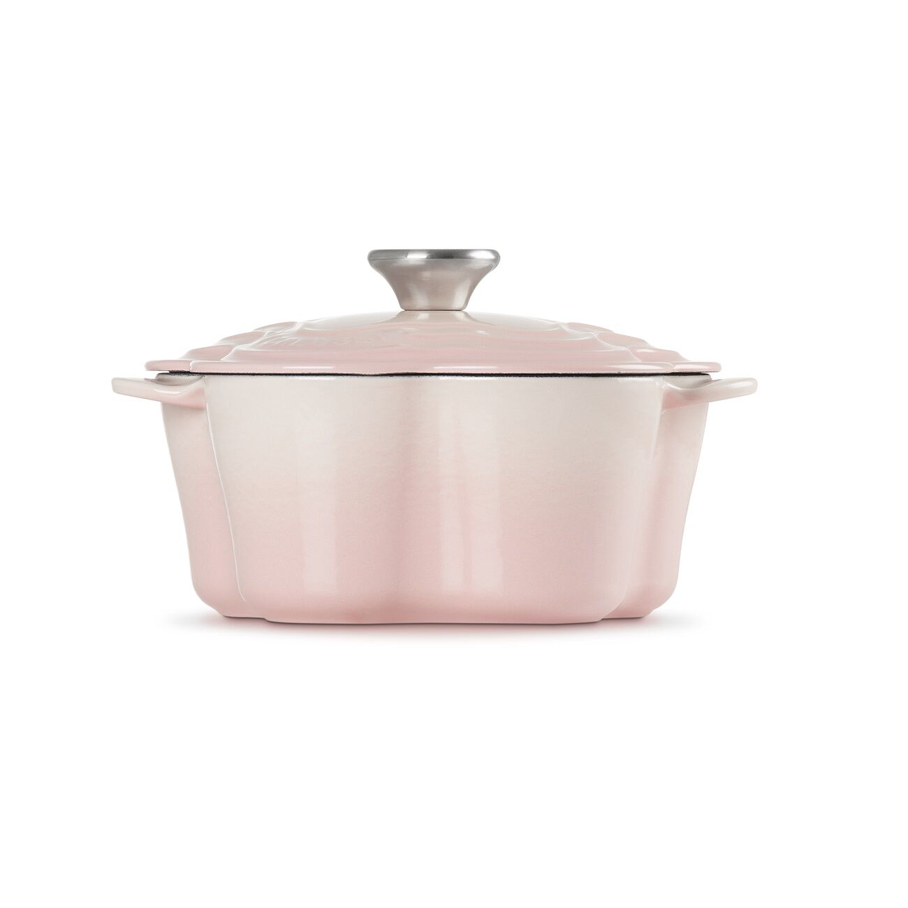 大人気新作 Casserole Shaped Flower 20cm 777 Knob) (Silver Pink Shell 食器
