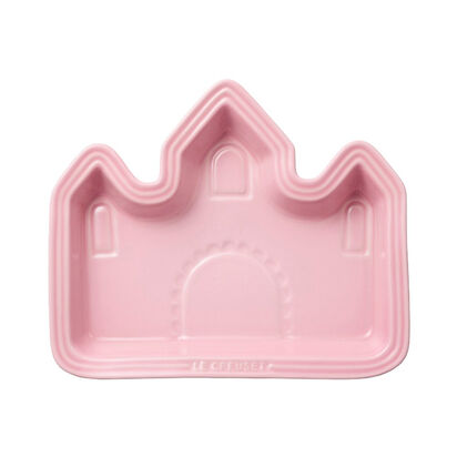 Baby Lunch Plate Castle 24cm Milky Pink