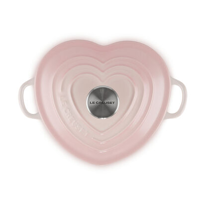 Heart Shaped Casserole 20cm Shell Pink image number 3