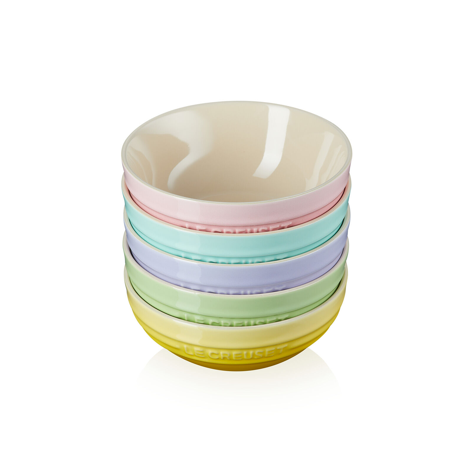 陶瓷多用途碗5件裝 15厘米 Pale Rose/Cool Mint/Pastel Purple/Soleil/Kiwi
