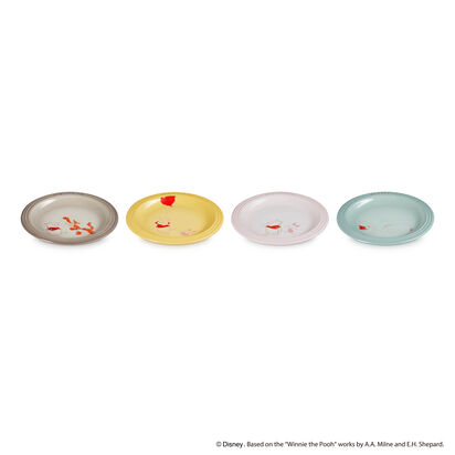 Winnie The Pooh Set of 4 Round Plate 18cm image number 2