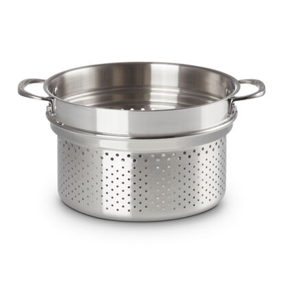 3-Ply Stainless Steel 26cm Pasta Pot with Pasta Insert image number 1