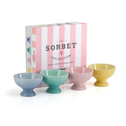 Sorbet Set of 4 Footed Ice Cup