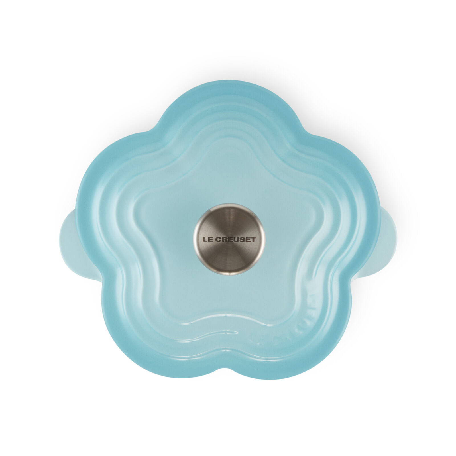 Flower Shaped Casserole 20cm Purist Blue 815 | Le Creuset