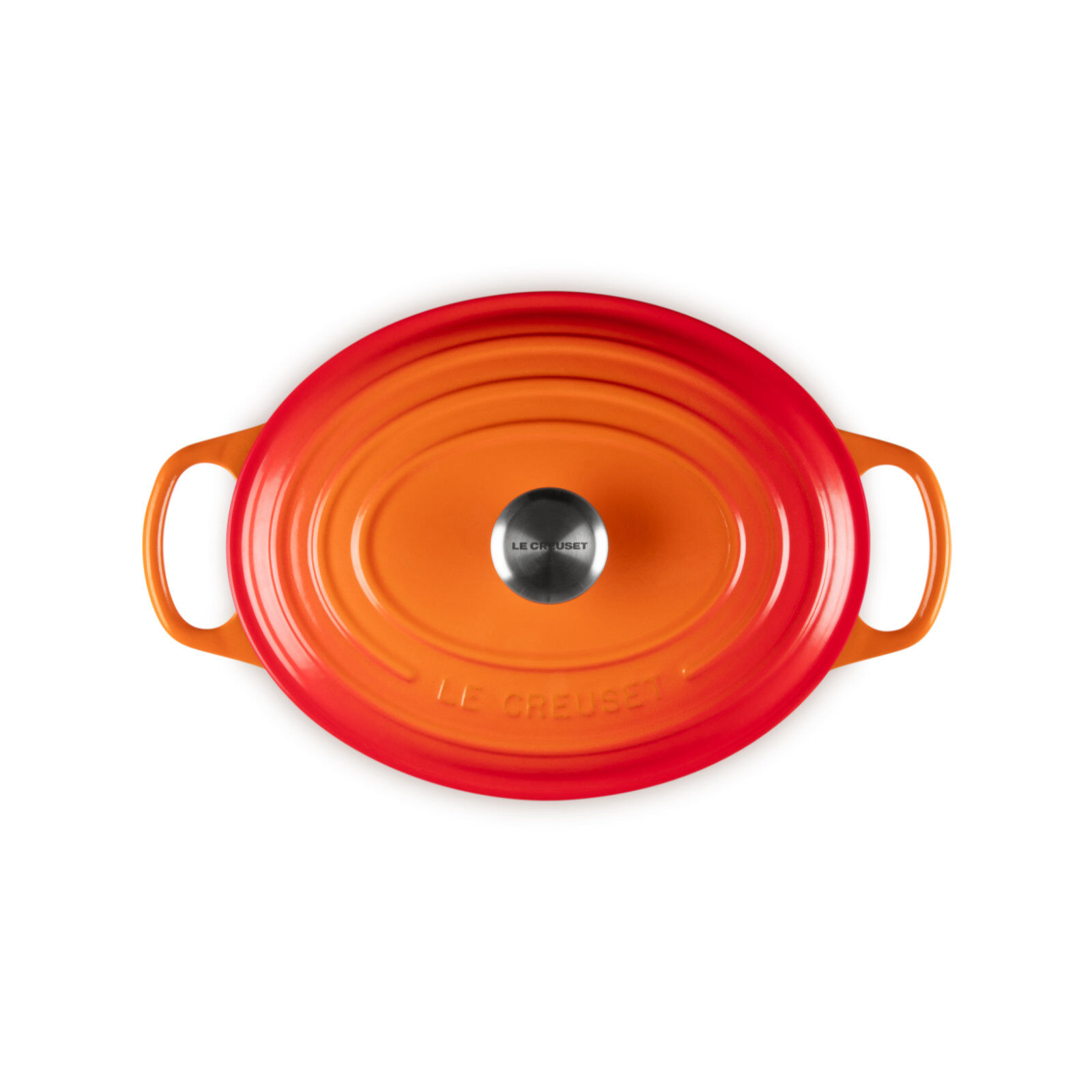 橢圓形琺瑯鑄鐵鍋25厘米Flame 090 | Le Creuset Hong Kong