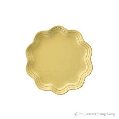 Frill Plate 18cm Elysees Yellow