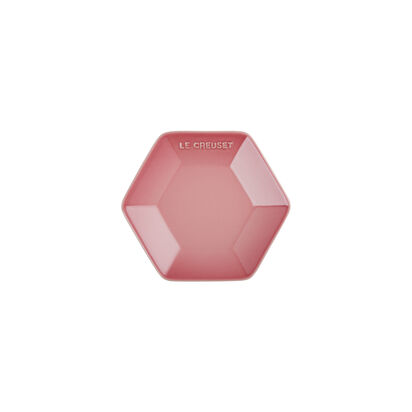Hexagon Plate 16cm Rose Quartz