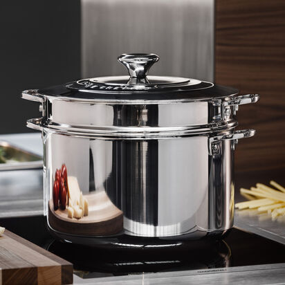 3-Ply Stainless Steel 26cm Pasta Pot with Pasta Insert image number 6
