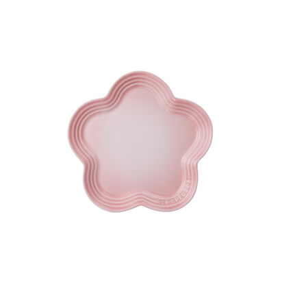 Flower Plate 19cm Shell Pink