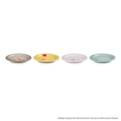 Winnie The Pooh Set of 4 Round Plate 18cm image number 3