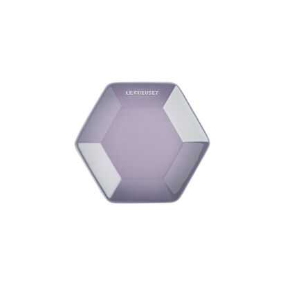 Hexagon Plate 21cm Bluebell Purple