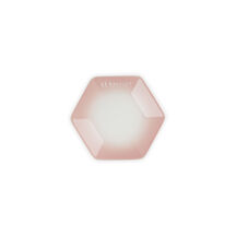 Hexagon Plate 16cm Powder Pink