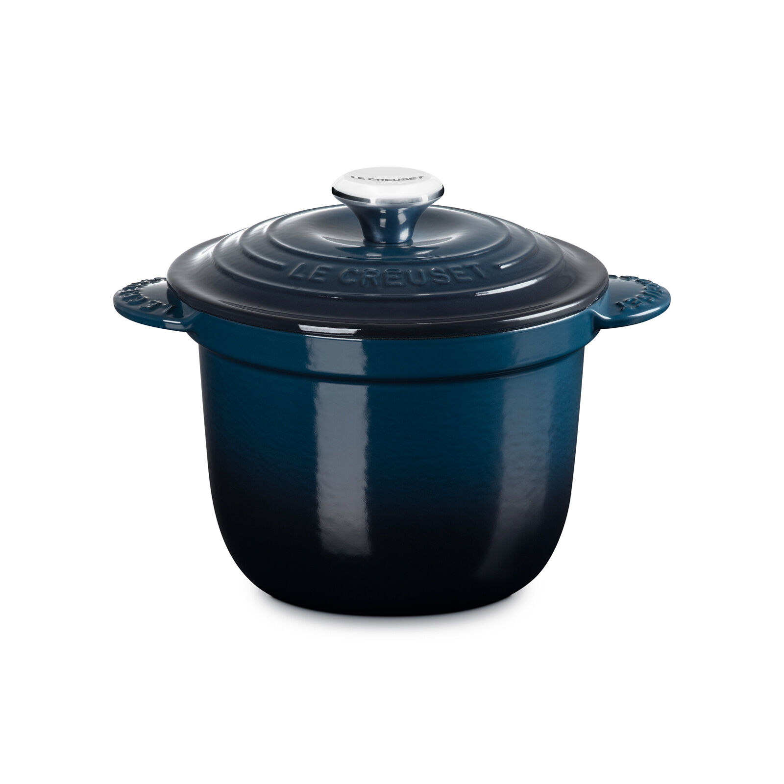 Cocotte Every 高身琺瑯鑄鐵鍋18厘米Nuit (亮銀色鍋蓋頭) 129 Cocotte Every 高身琺瑯鑄鐵鍋18厘米Nuit (亮銀色鍋蓋頭) 129