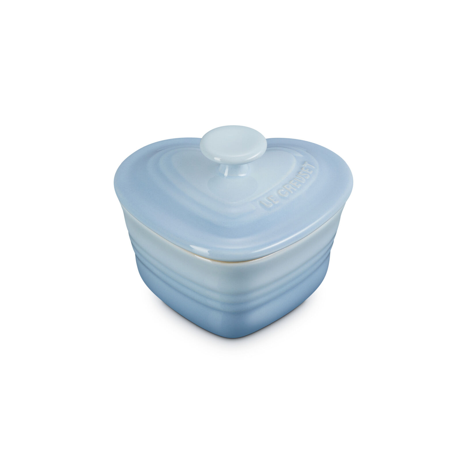 Small Heart Ramekin with Lid 180ml Coastal Blue 420 Le Creuset Hong Kong