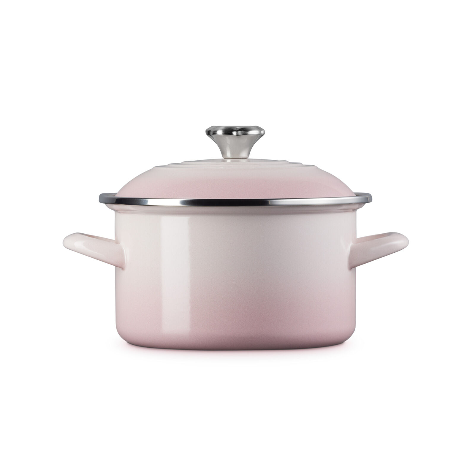 琺瑯鋼鍋18厘米Shell Pink (花形鍋蓋頭) 777 | Le Creuset Hong Kong 琺瑯鋼鍋18厘米Shell Pink (花形鍋蓋頭) 777 | Le Creuset Hong Kong