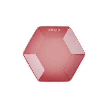 Hexagon Plate 26cm Rose Quartz