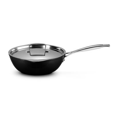 Toughened Non-Stick Chef Pan with Stainless Steel Lid 24cm image number 0