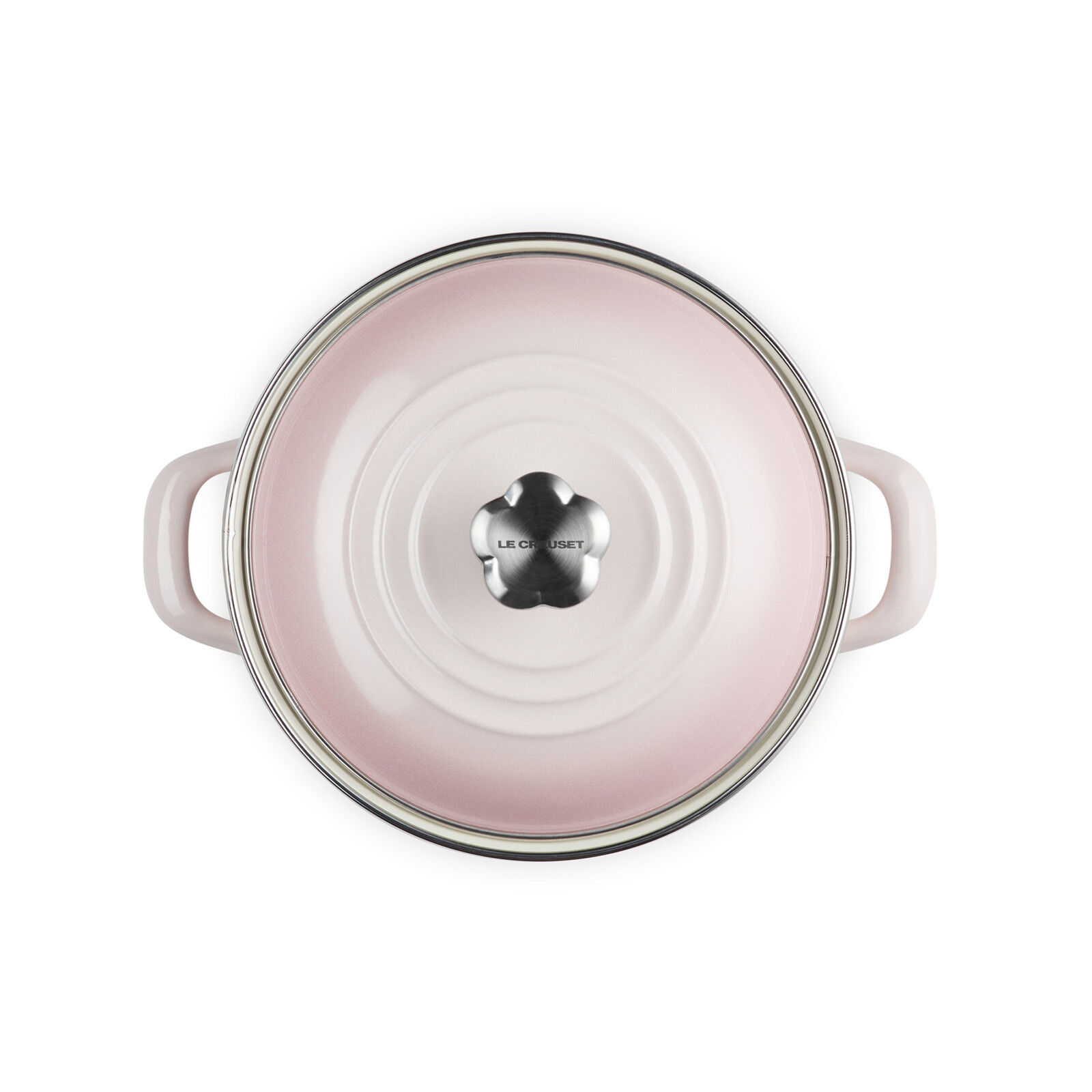 定番のお歳暮 Casserole Steel On Enamel 18cm 777 Knob) (Flower Pink Shell 調理器具