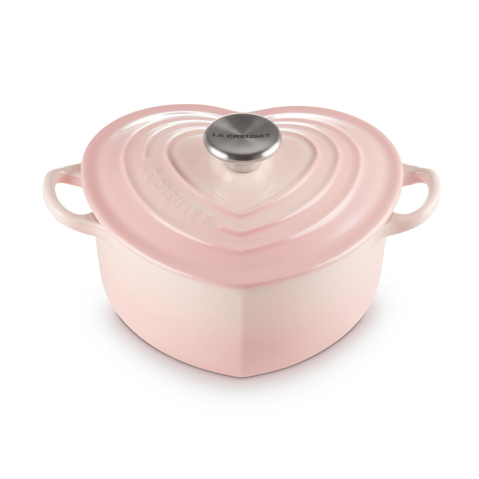 最適な材料 Heart Shaped Casserole 20cm Shell Pink 777 | Le Creuset Hong 調理器具