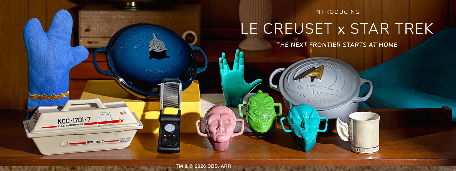 Limited-Edition Le Creuset &times; Star Trek Collection