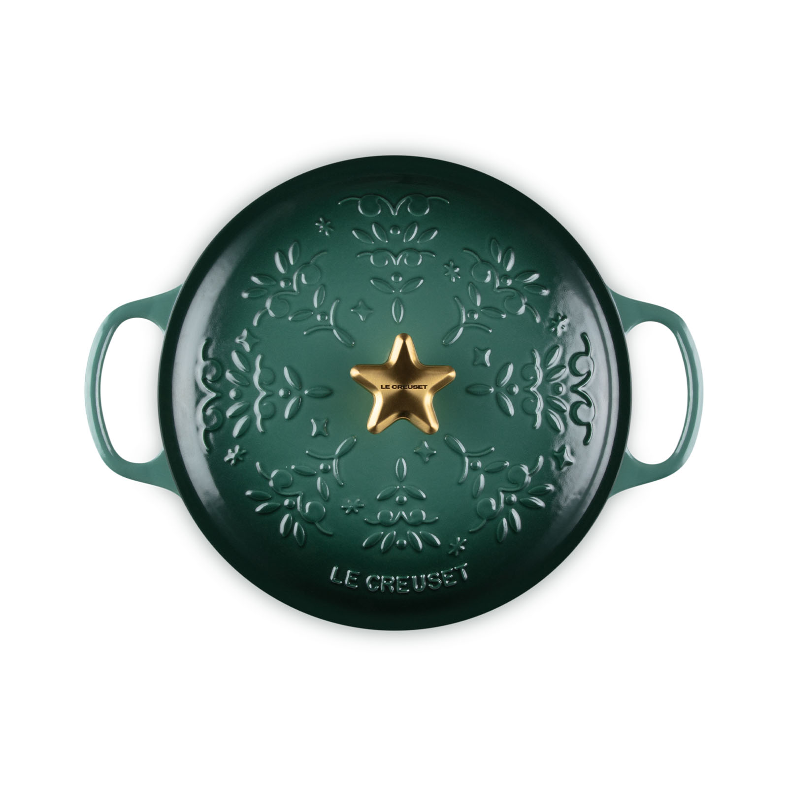 Noel 圓形琺瑯鑄鐵鍋 (星型金色鍋蓋頭) image number 3