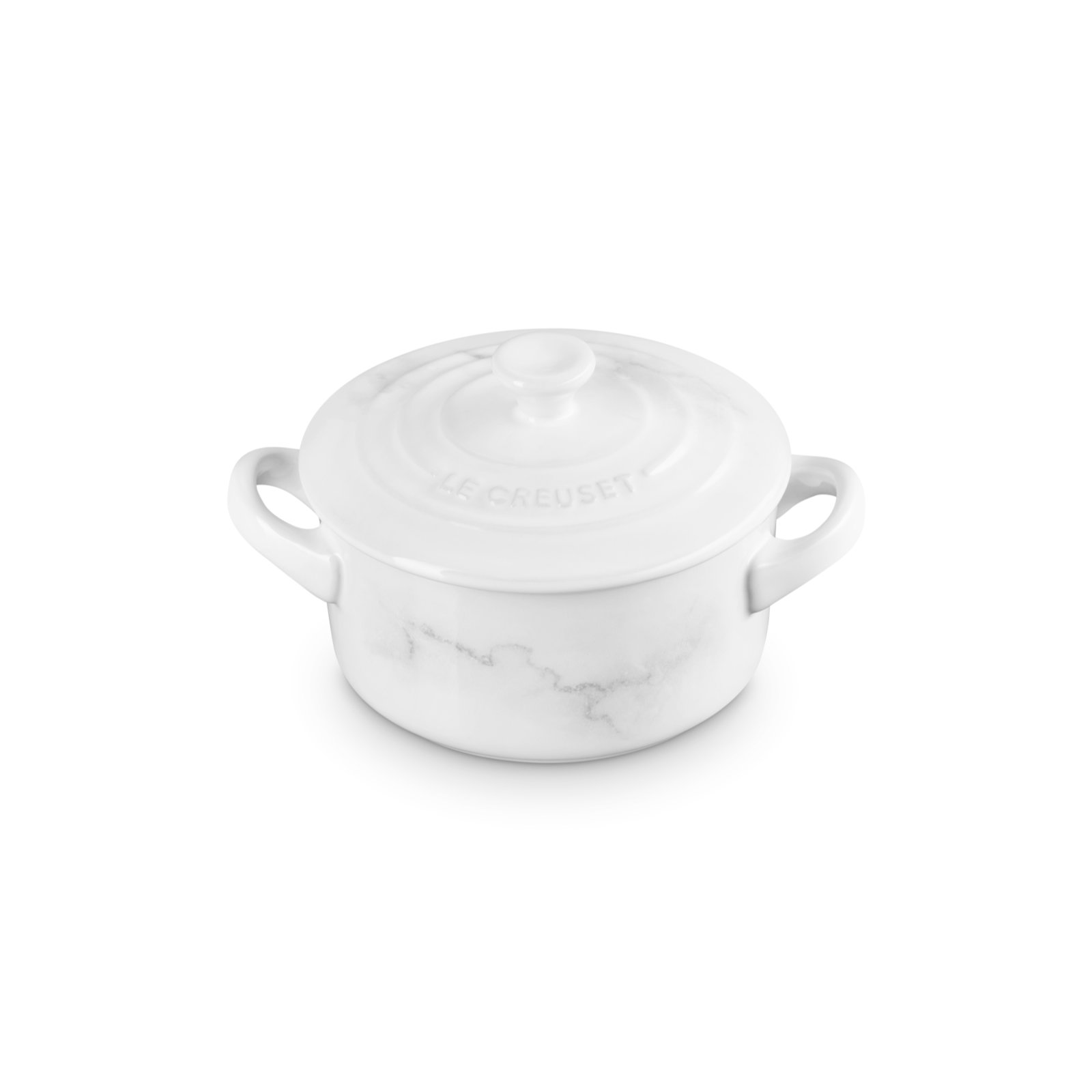Marbre Blanc Mini Round Cocotte image number 1