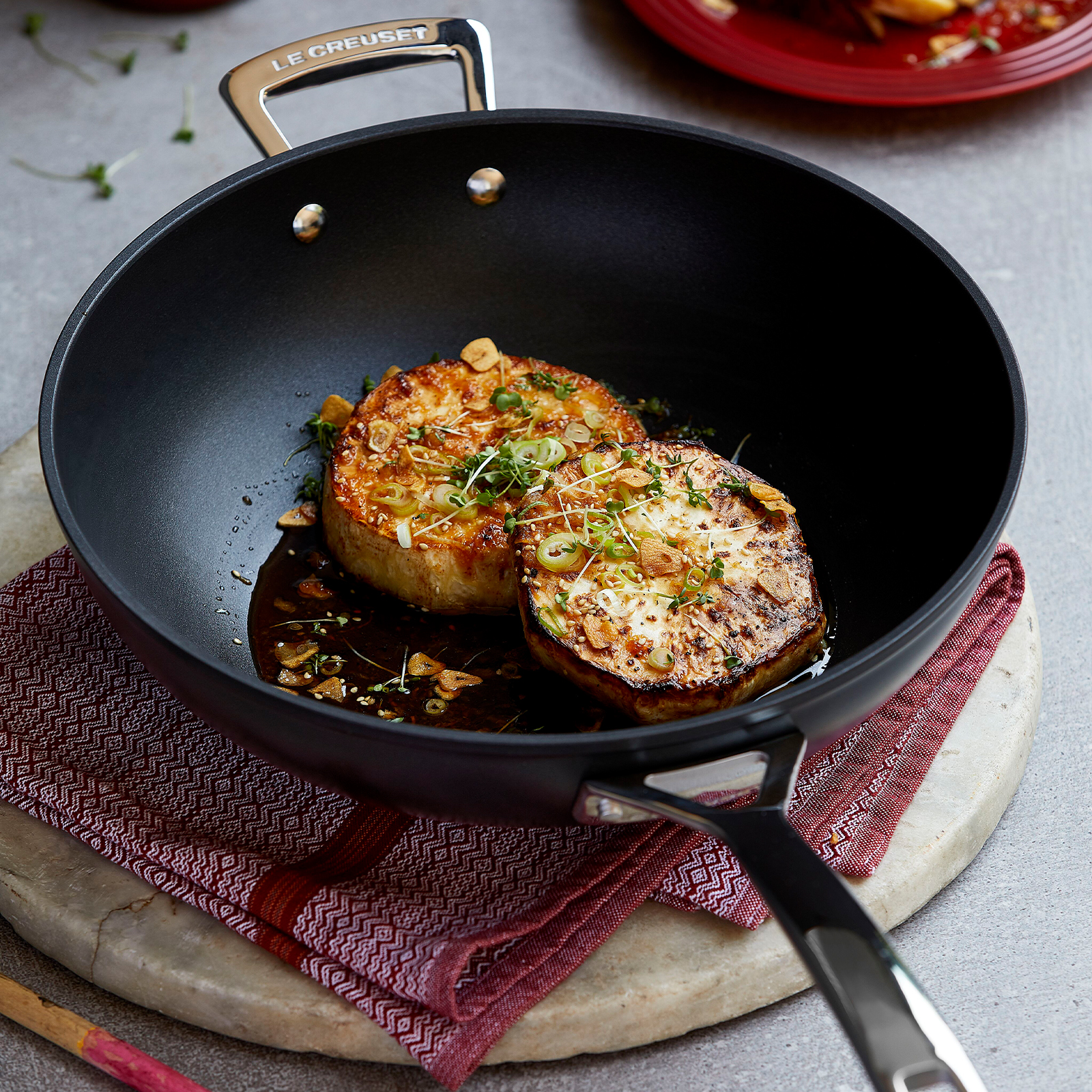 Toughened Non-Stick Stir-frying pan image number 6
