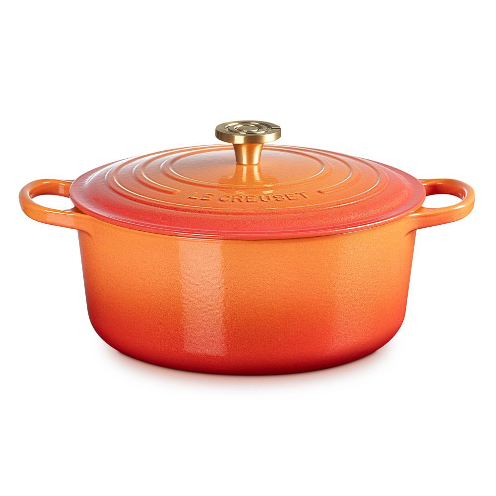 Round Casserole 28cm Flamme Dor&eacute;e (Centenary Knob)