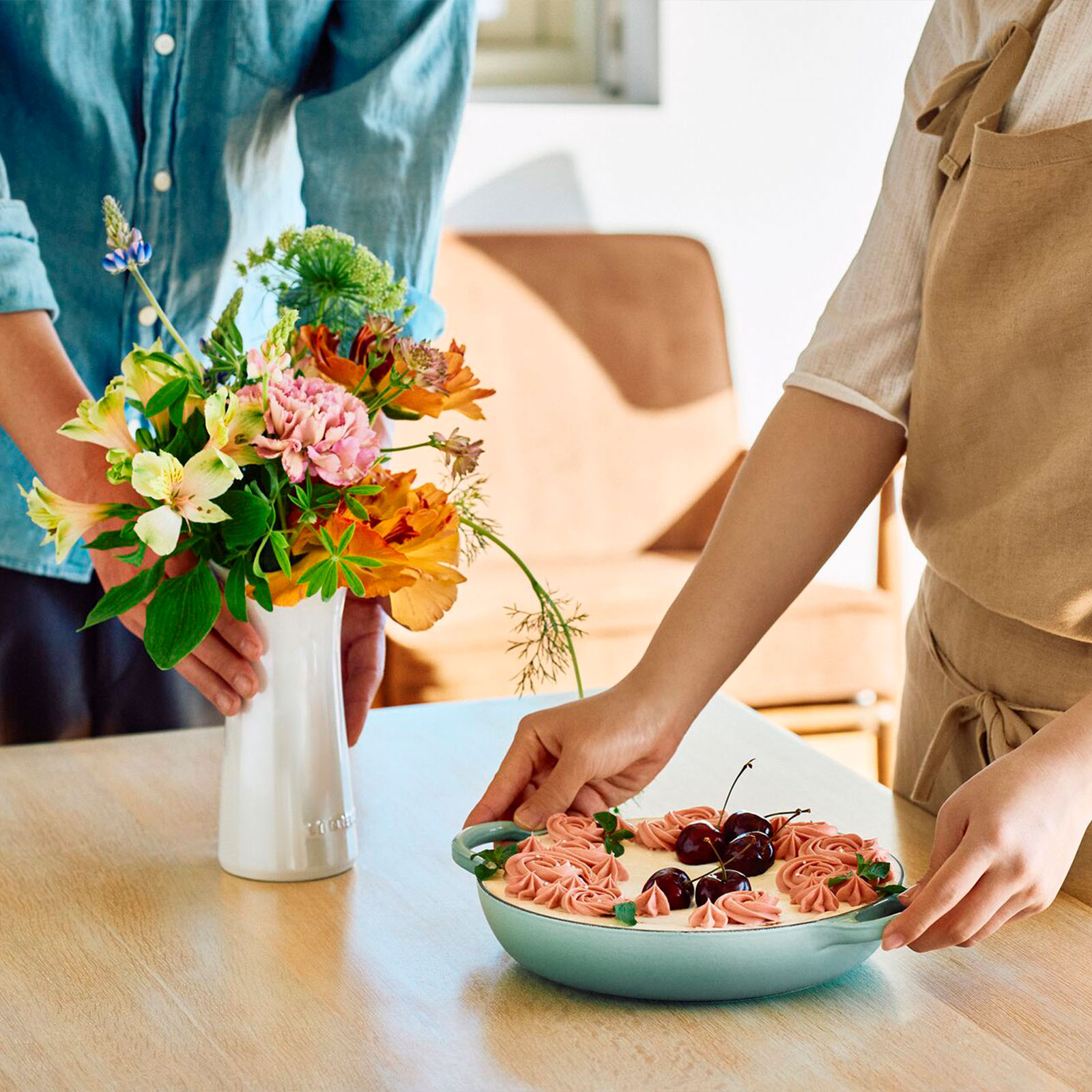 琺瑯鑄鐵淺底鍋 image number 5